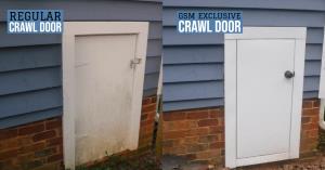 crawl space door installation