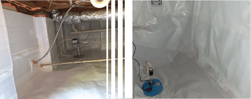 crawl space sump pump gastonia