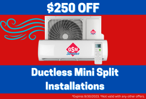 Ductless Heat Pump Mini Split Instalation Special