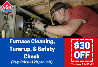 Furnace Tune Up, Cleaning, Safety Check