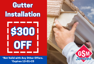 Gutter Installation Special