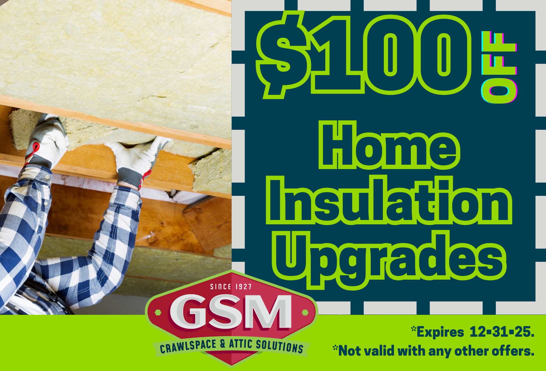 Crawl space insulation gastonia