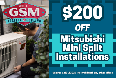 mitsubishi mini split installer charlotte, nc