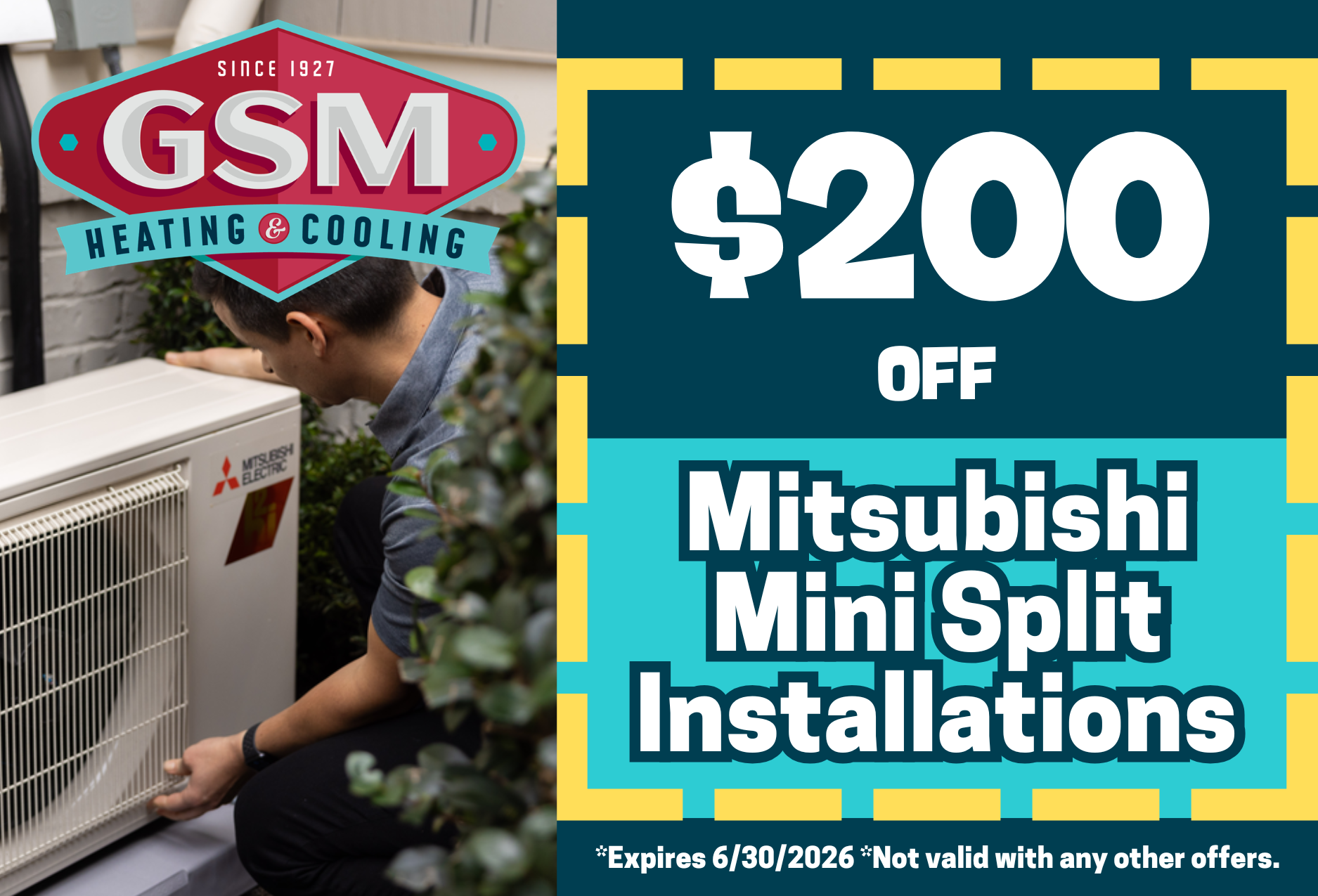 Mitsubishi Mini Split Installer Charlotte, NC